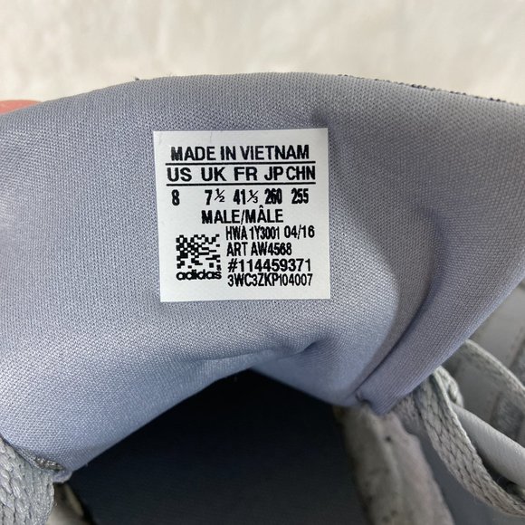 Adidas NEO grey Canvas Tennis Shoes Sneakers - Picture 6 of 6